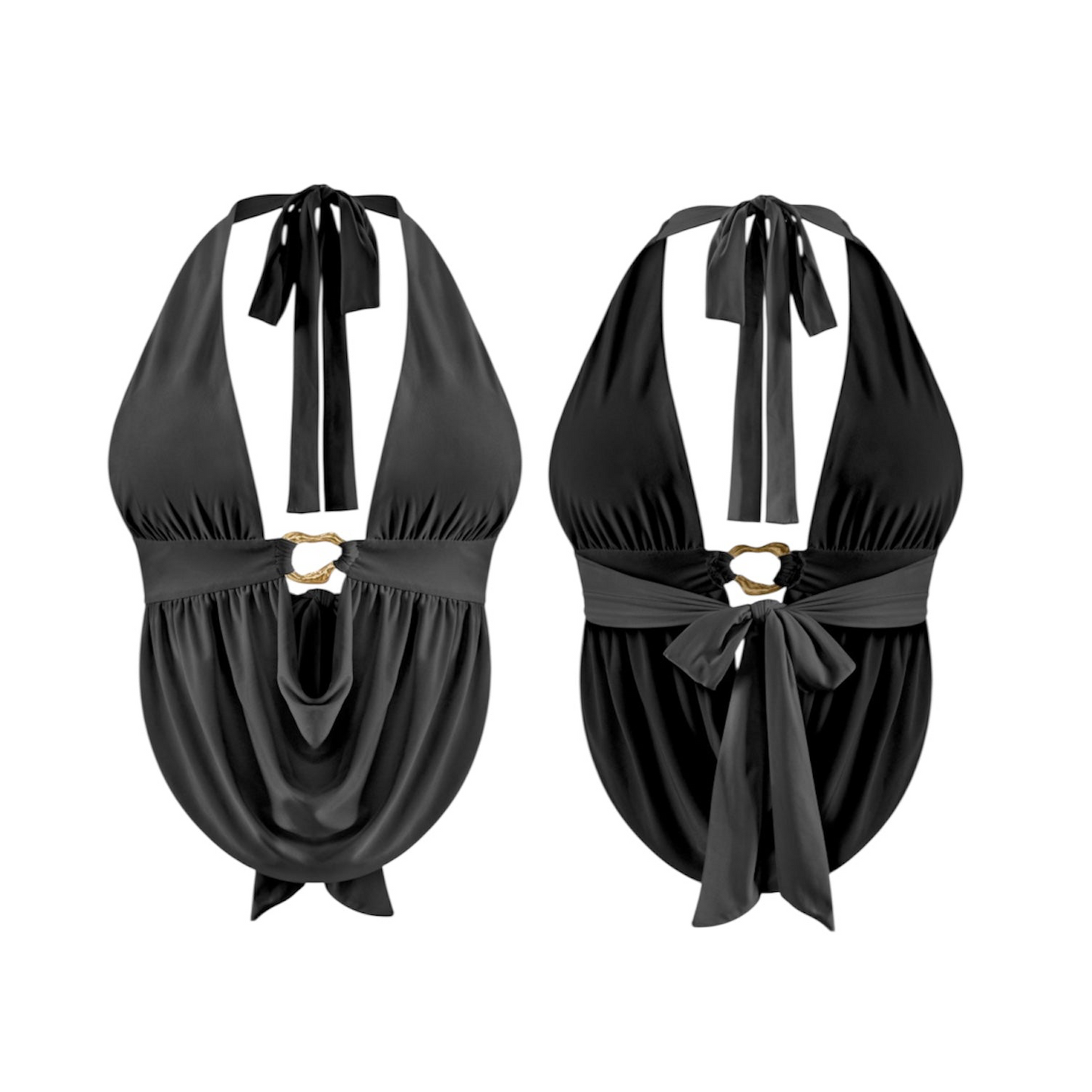 Janelle Halter Top (Black)