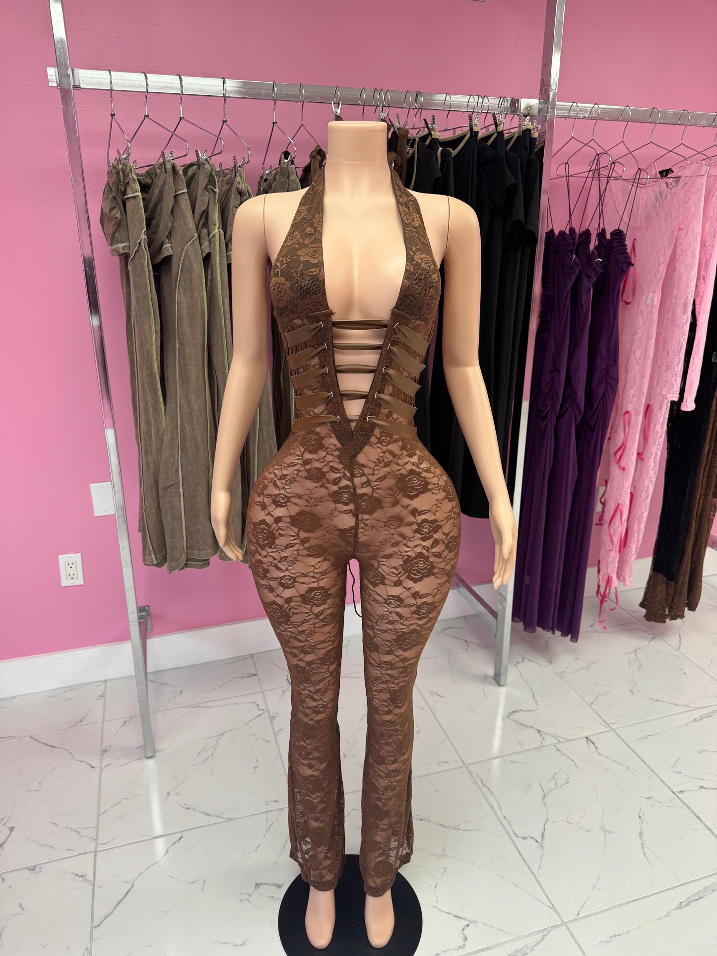 Talia Lace Jumpsuit