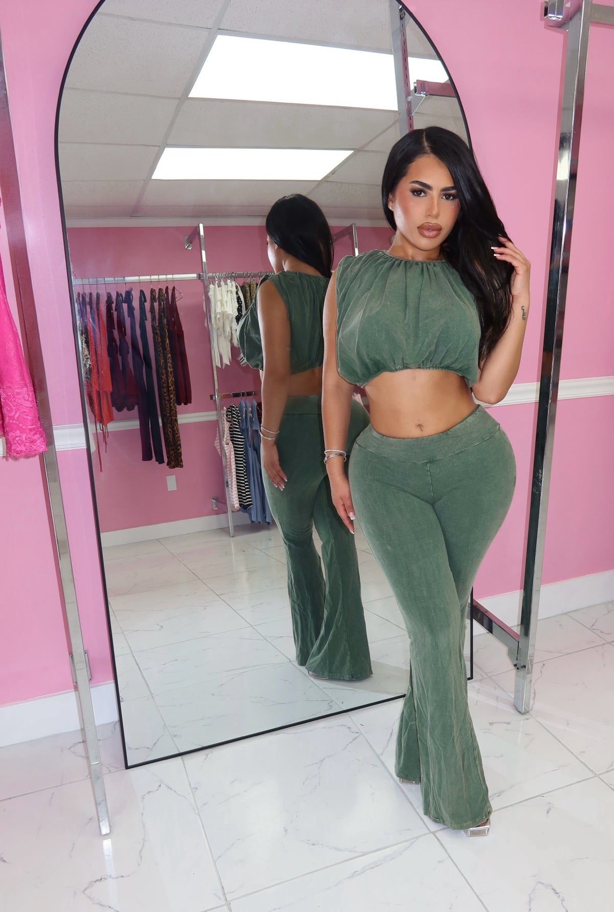 Olivia Flare Pants Set