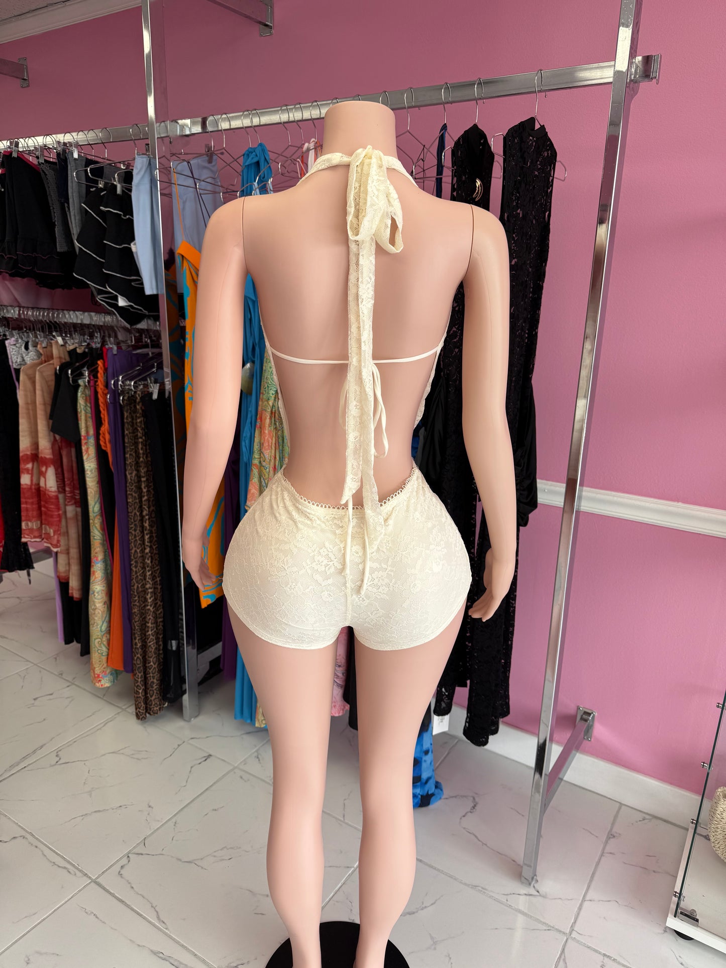 Ivory Dream Romper