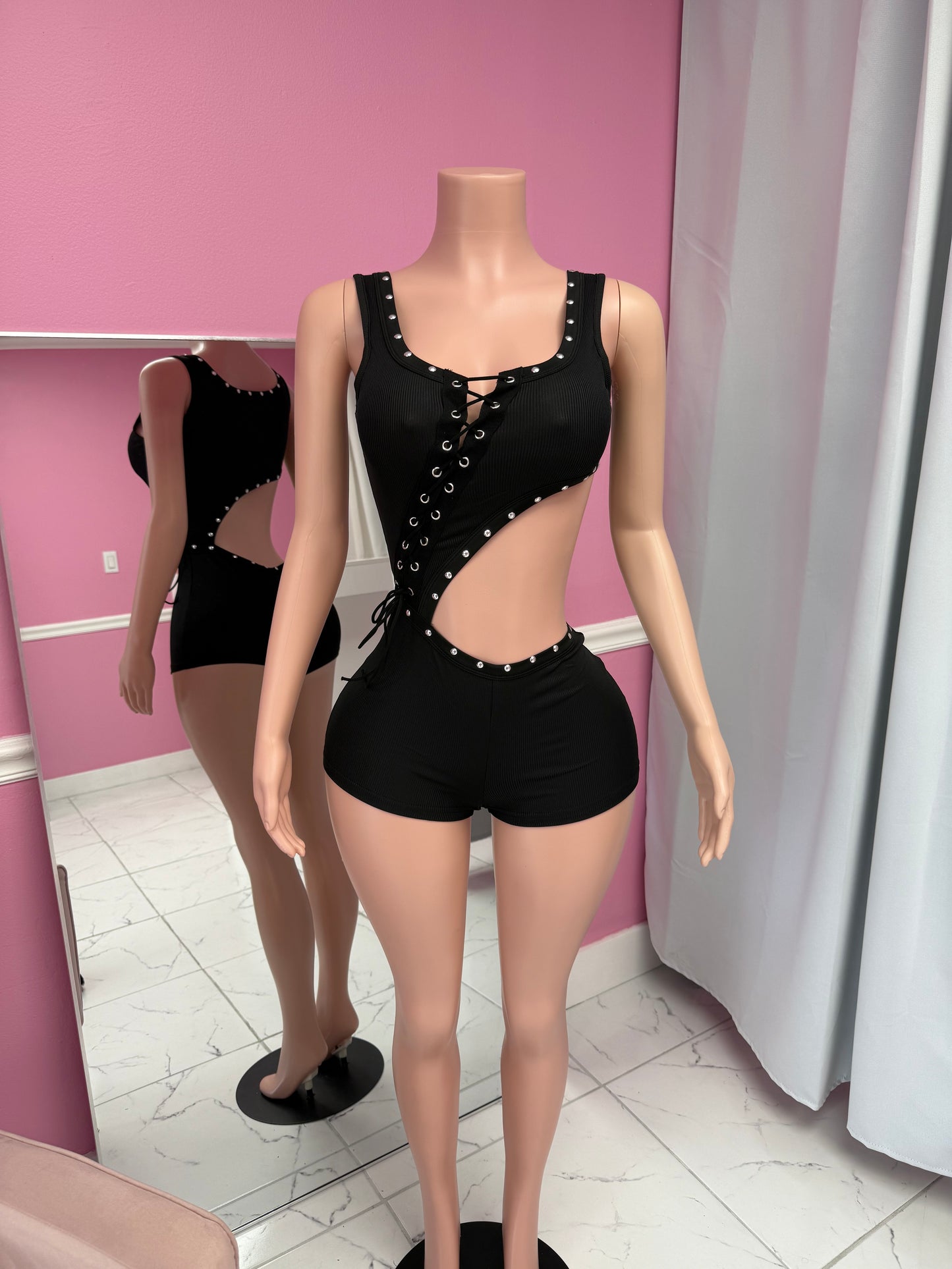 London Cut Out Romper