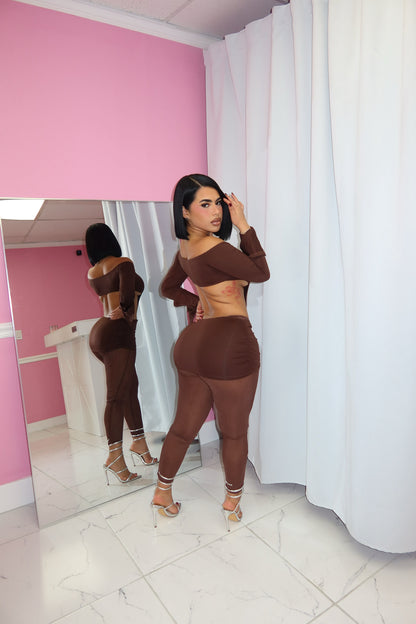 Jayden Mesh Set (Brown)