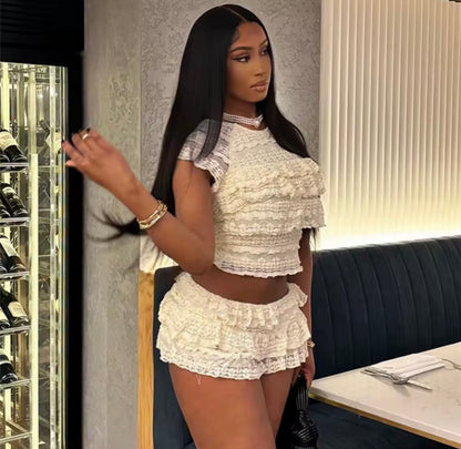 Samiya Ruffle Skirt Set