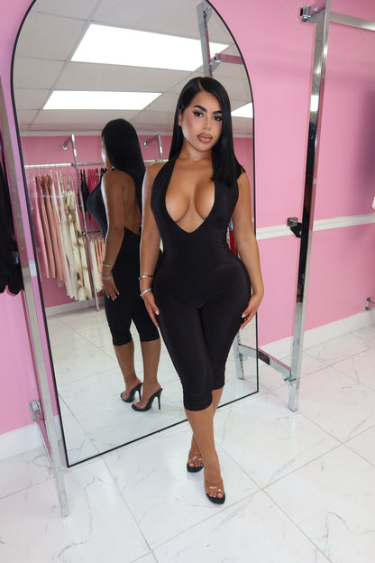 Rubi Bodycon Capri Jumpsuit