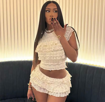 Samiya Ruffle Skirt Set