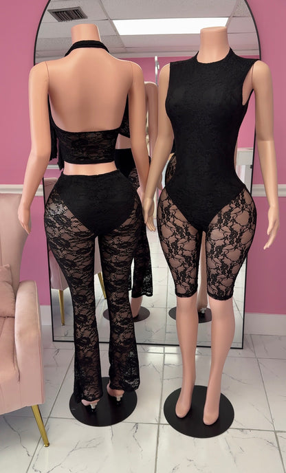 Alicia Lace Pants Set