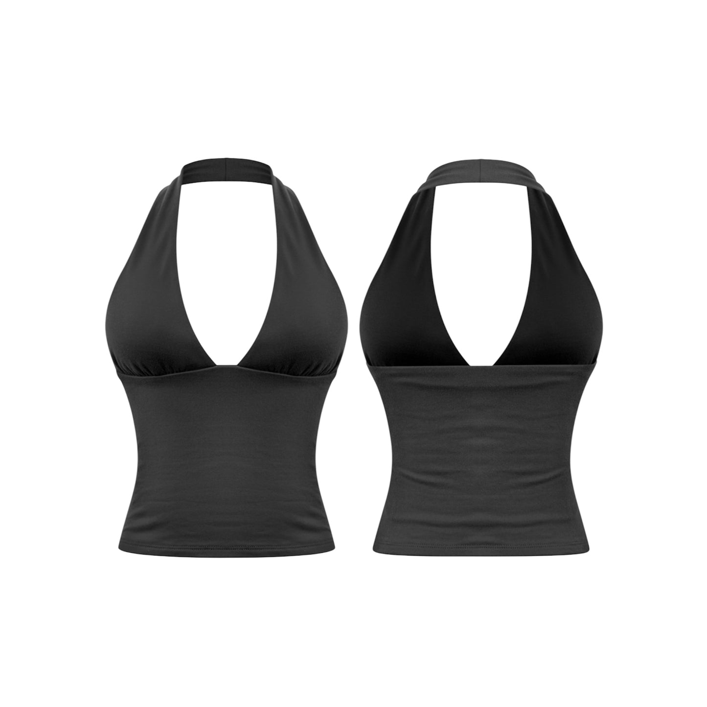 Rayna Halter Top (Black)