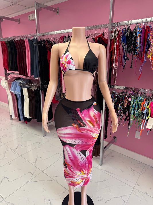 Pink Hibiscus Set