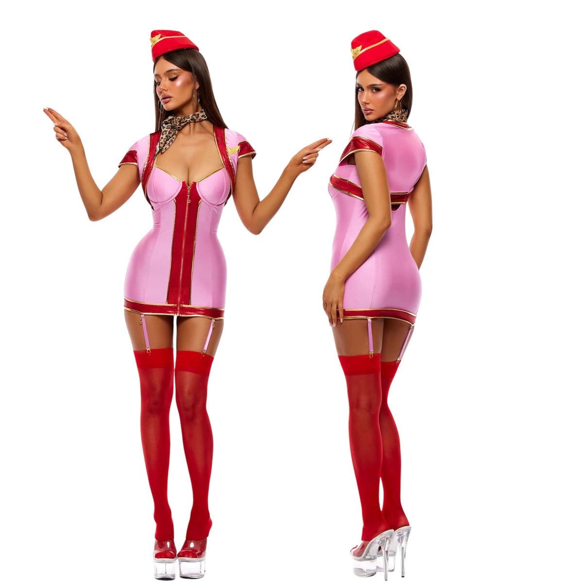 Mile High Muse Flight Attendant Costume