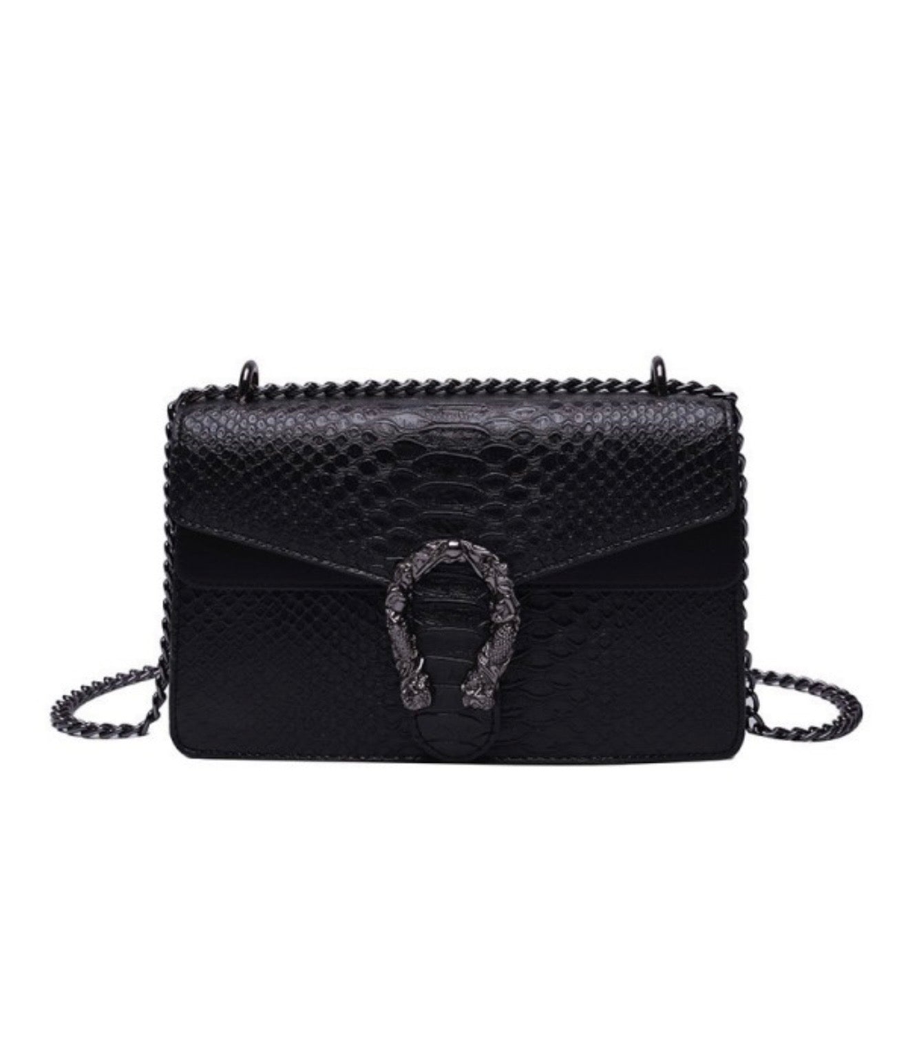 Moncao Buckle Crossbody Bag