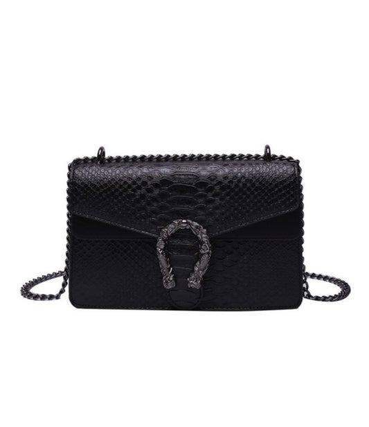 Moncao Buckle Crossbody Bag