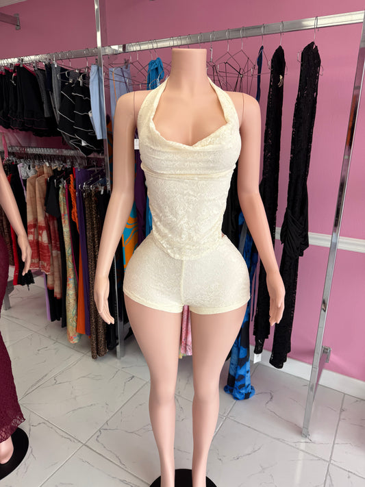 Ivory Dream Romper