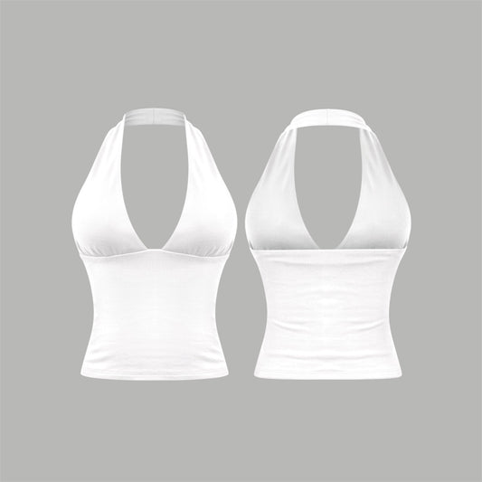 Rayna Halter Top (White)