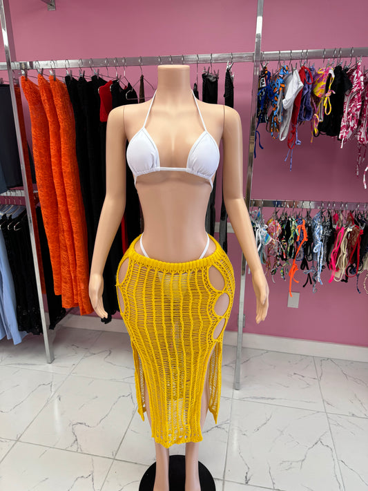 Soleil Crochet Coverup Skirt